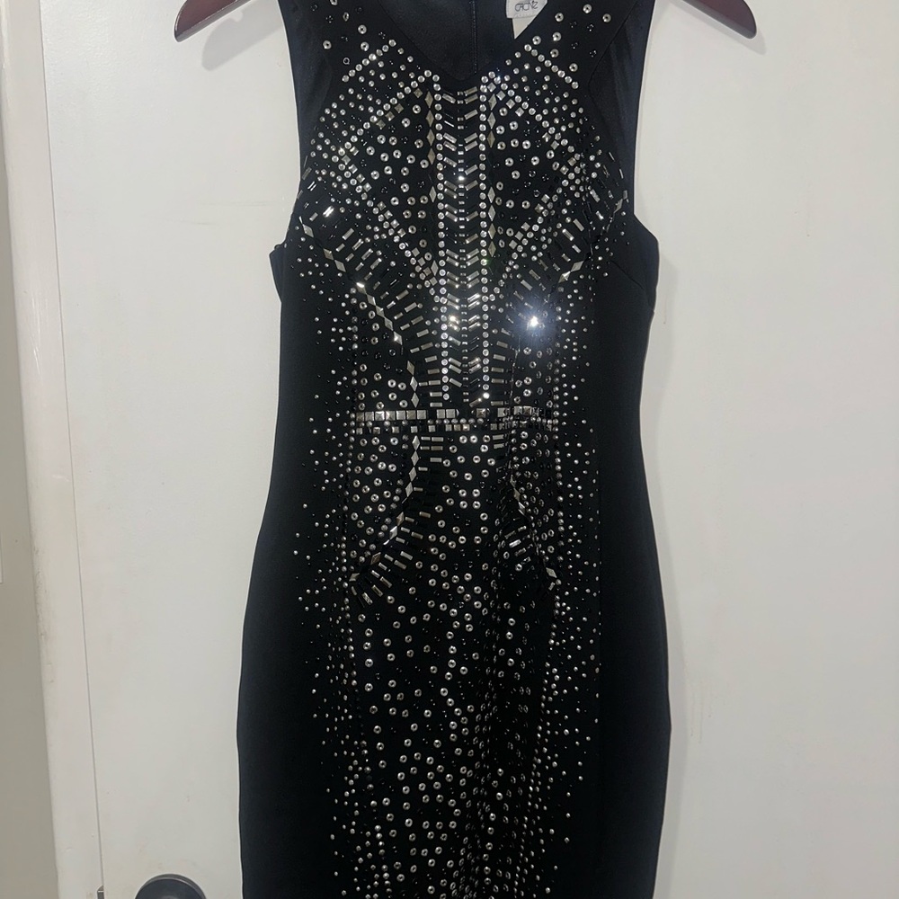 Cache Black Studded Dress